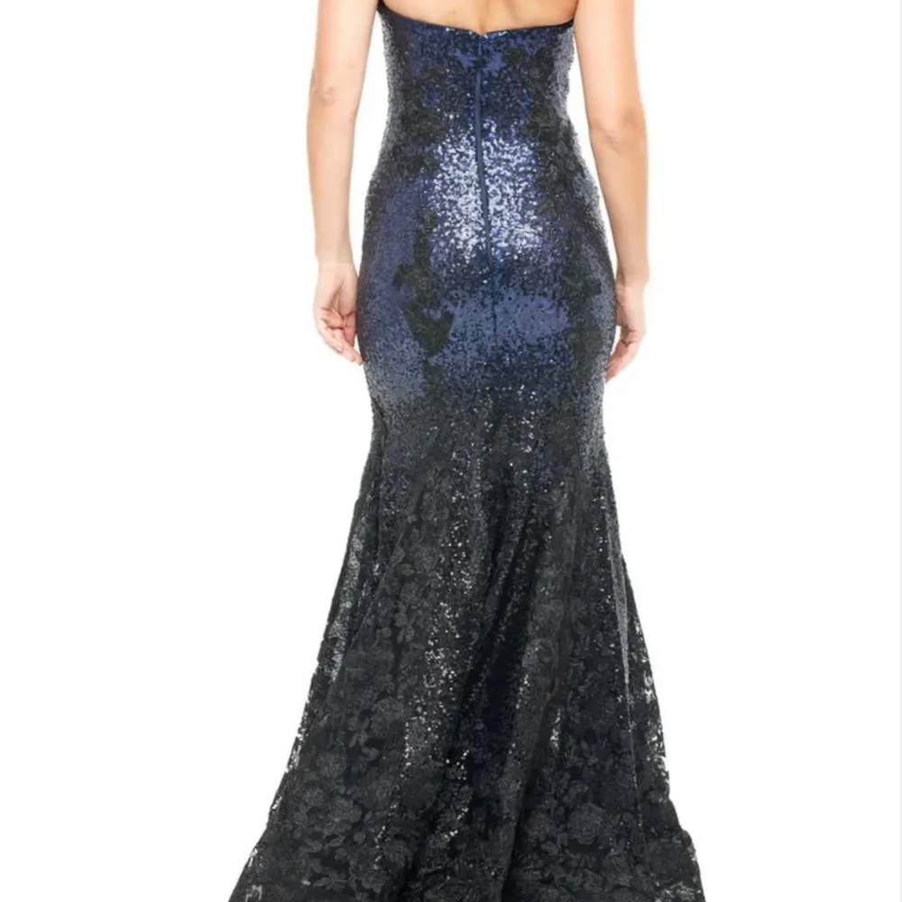 Strapless sequin Gown - Picture 2 of 3
